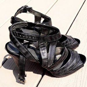 Black-Grey Heels